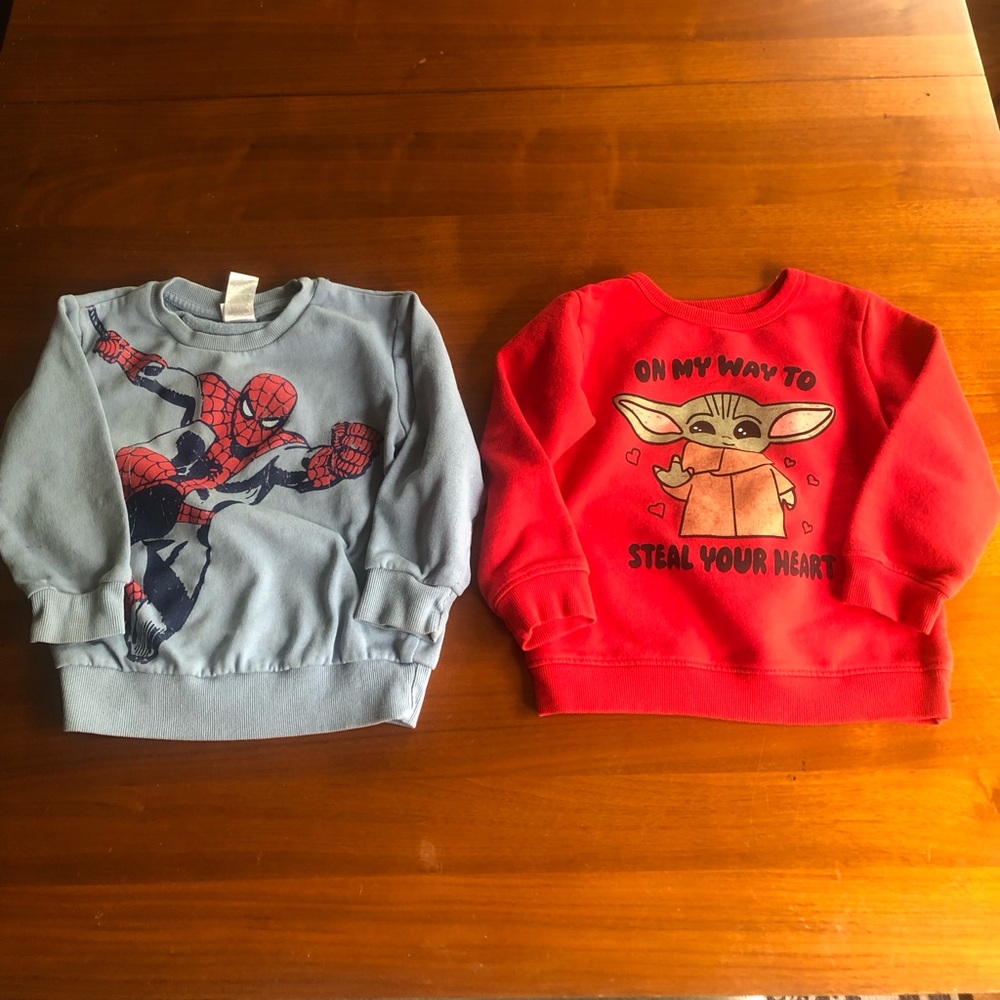 12 Pk Bundle - Boys 4T Sweatshirt/Long Sleeve - Picture 3 of 7